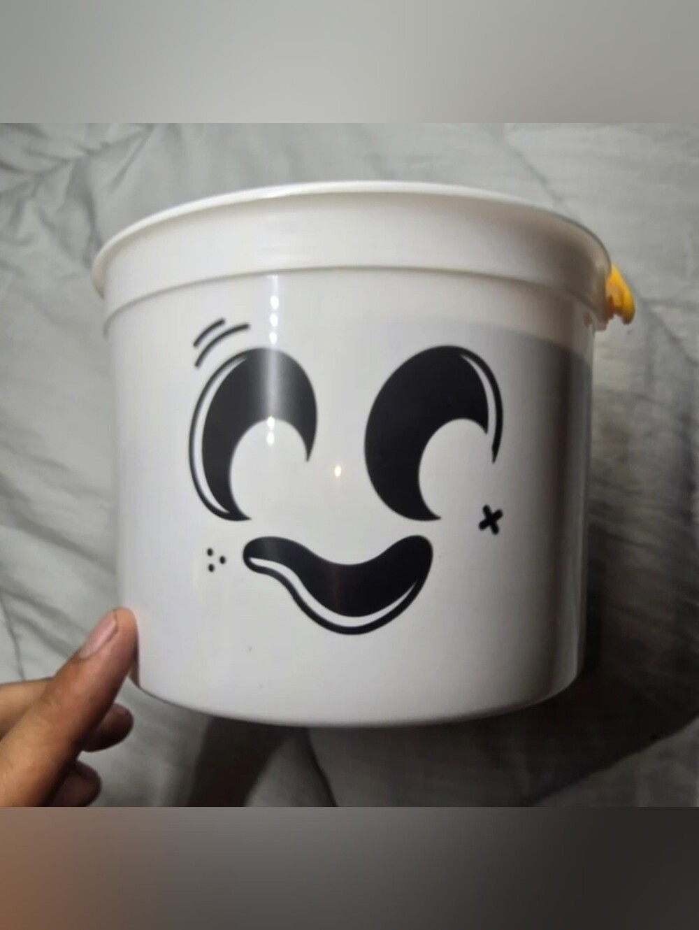 2025 McDonald’s Halloween Boo Buckets White With Glow In The Dark Stickers